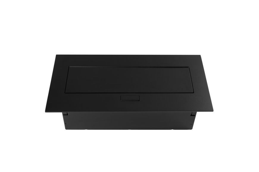 Блок розеток GTV 2 розетки SCHUKO USB А+С без кабелю Чорний NEW AE-PBU02GS-20N фото