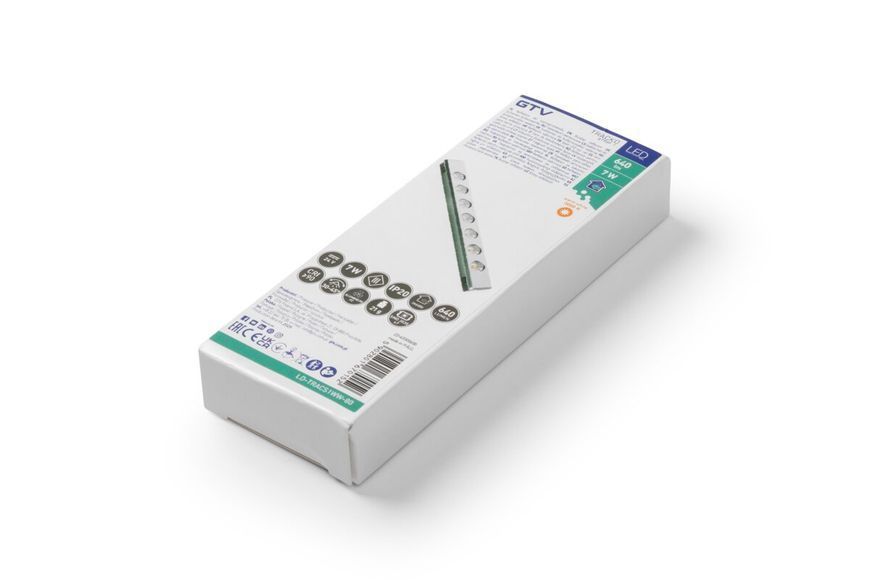 Система GTV TRACKO "A" Світильник трековий STRIP 1, DC 24 V, 7 W, IP20, 4000K Нейтральний, алюміній / PC, колір: антрацит LD-TRACS1NW-80 фото