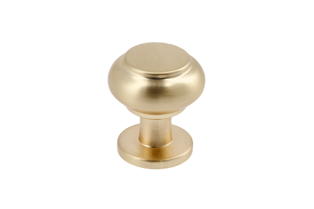 Ручка кнопка GTV STILO d 22 мм Матове золото UZ-STILO-160-18 фото