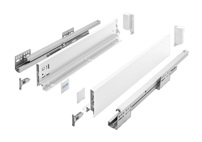 Висувна система AXIS PRO l-400 мм низький H84 Білий PB-AXISPRO-KPL400A1 фото