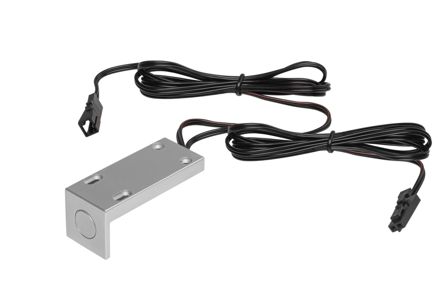 Сенсорний вимикач GTV BORD з регулюванням яскравості, 2 кабелі 2m з mini AMP, 12/24V, 3A, чорний AE-WDKBOR-53 фото
