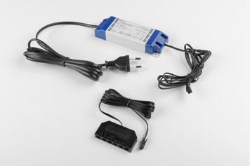 Блок живлення Комплект: LD-ZASPROPLUS12W-30 + кабель 2 м з дистриб'ютором х6 міні AMP LD-ZZAS12PROPLUSKD6 фото
