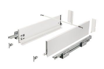 Висувна система AXIS PRO Push to open l-300 мм середній H120 Білий PB-AXISPRO-P2O-KPL600D2 фото