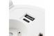Блок розеток GTV CHARGER PLUS 1 розетка SCHUKO USB A+C WC (змінні USB, RJ45 HDMI) провід 1,5м Білий AE-BPW1SACP-10 фото 7