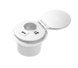 Блок розеток GTV CHARGER PLUS 1 розетка SCHUKO USB A+C WC (змінні USB, RJ45 HDMI) провід 1,5м Білий AE-BPW1SACP-10 фото 6