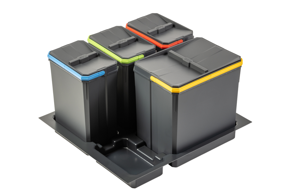 Сегрегатор AxiSpace 600 1х15л + 3х7л (глибина 500мм) PB-AS-600-1X15L-3X7L фото