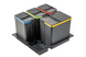 Сегрегатор AxiSpace 600 1х15л + 3х7л (глибина 500мм) PB-AS-600-1X15L-3X7L фото 1