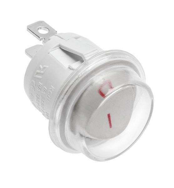 Кнопковий вимикач, 220-240V max 750W, IP44, білий AE-WLIP44-15 фото