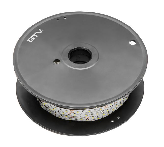 Стрічка світлодіодна GTV Flash 2835 60 діодів на 1м 6W н/б бухта 50м LD-2835-300-20-NE4P-50 фото