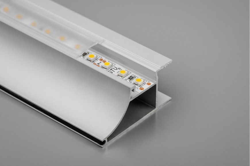 Кришка GTV до LED-профілю 2м Молочний EOL PA-OSMLGLAX-00 фото