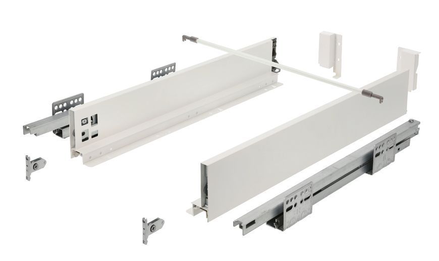 Висувна система AXIS PRO Push to open l-550 мм середній H120 Білий PB-AXISPRO-P2O-KPL600D2 фото