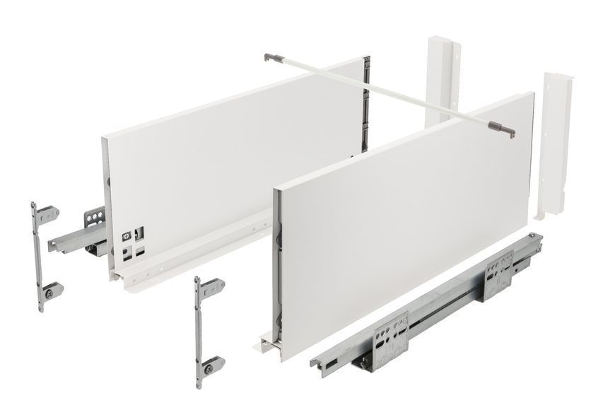 Висувна система AXIS PRO Push to open l-550 мм середній H120 Білий PB-AXISPRO-P2O-KPL600D2 фото