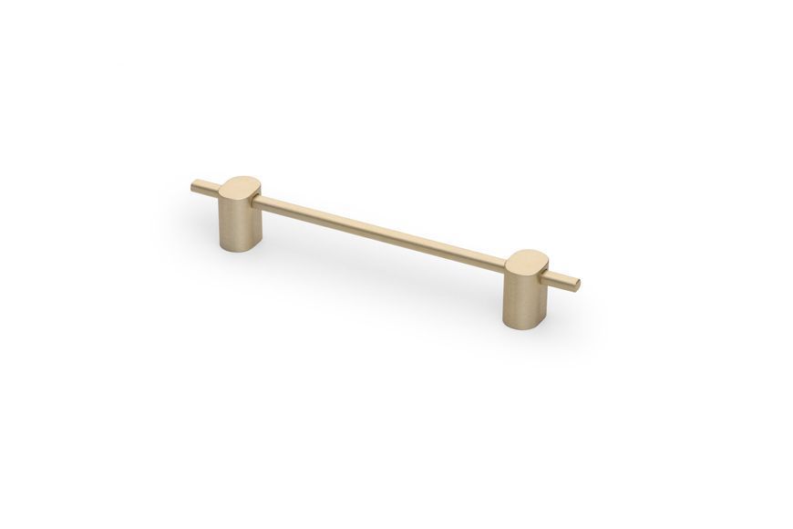 Ручка GTV STRAW 128 мм Структурне світле золото UA-STRAW-128-22 фото