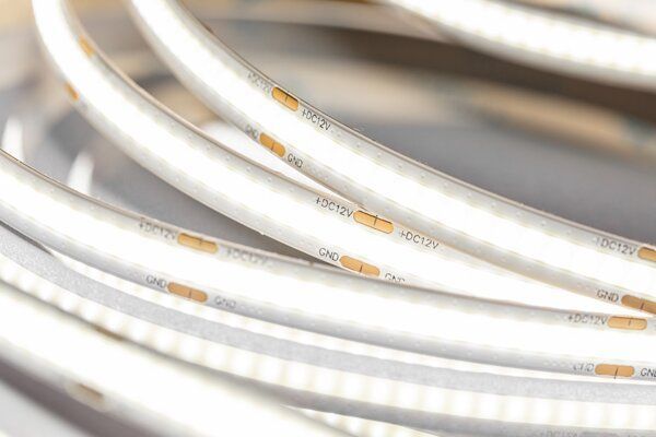 Стрічка світлодіодна GTV COB 8W на 1 метр т/б бухта 5м EOL LD-COB12V-20-CB фото