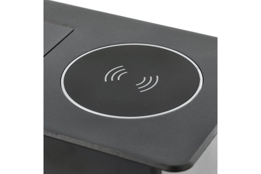 Блок розеток GTV AVARO PLUS 1 розетка SCHUKO USB A+C WC 5W провід 1,5м Чорний AE-PB1SAVAP-20 фото