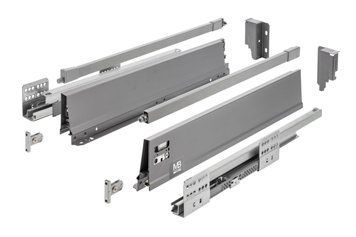 Висувна система MODERN BOX PRO L-300 середній H-135 Графіт PB-MBPRO-KPL300B фото