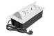 Блок розеток GTV MULTISOFT 2 розетки SCHUKO USB А+С + HDMI провід 1,5м з вилкою Білий AE-PBSURH2GS-10 фото 8