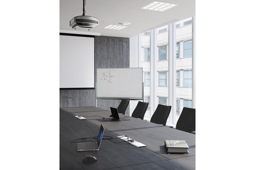 Блок розеток GTV PRESTINO 2 розетки SCHUKO USB А+С QC RJ45, HDMI провід 1,5м Чорний AE-PB2SPRES-20 фото