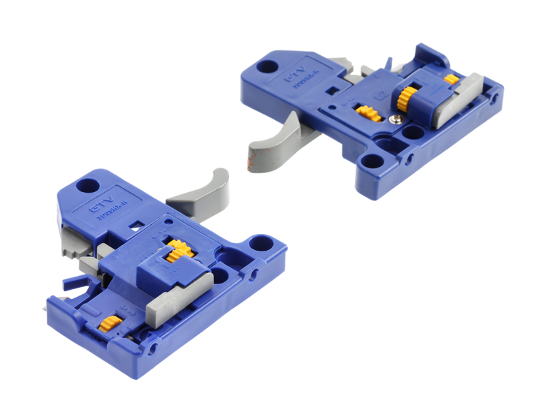 Напрямні MODERN SLIDE нижнього кріплення повного висуву L-450 (16-18 мм) 3D PB-3D0SHX18-500-H фото