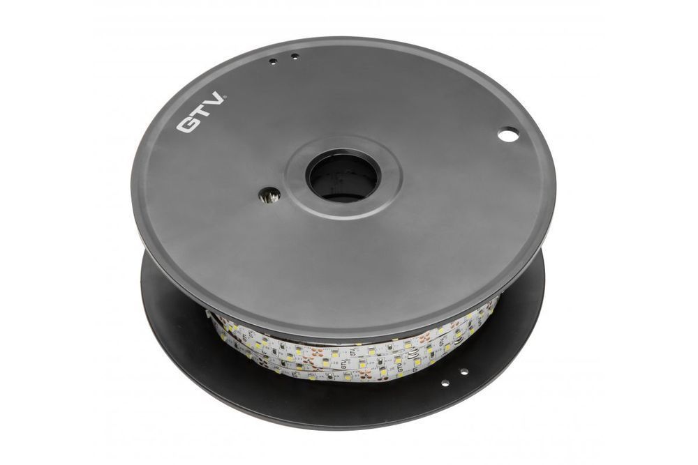 Світлодіодна стрічка GTV Flash 2835, 600 діодів, нейтральний білий, 7,6 W/м, 8 мм, 720 lm, бухта 50м EOL LD-2835MW-600-20-NE4-50 фото