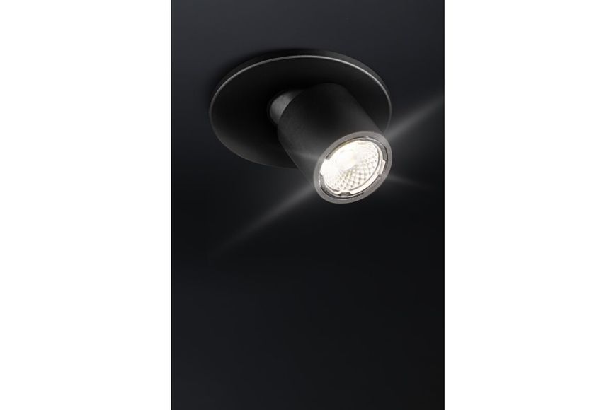 Світильник GTV POINT MINI з регулюванням, 12V DC, 0.5W, 1x2835 LED, 4000K, чорний, кабель 2m LD-POM-20 фото
