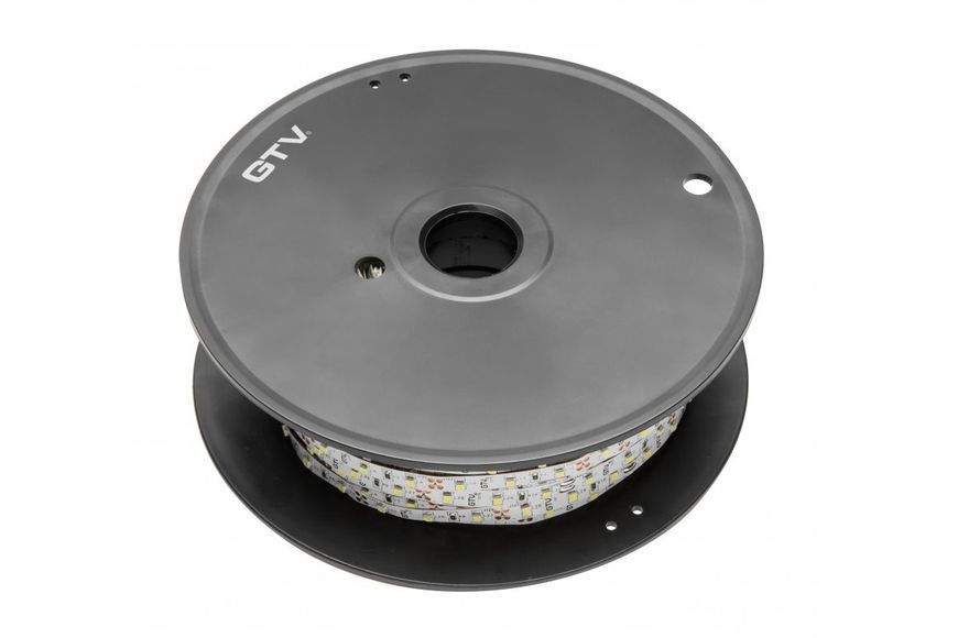 Світлодіодна стрічка GTV Flash 2835, 600 діодів, холодний білий, 7,6 W/м, 8 мм, 720 lm, бухта 50м EOL LD-2835MW-600-20-ZB-50 фото