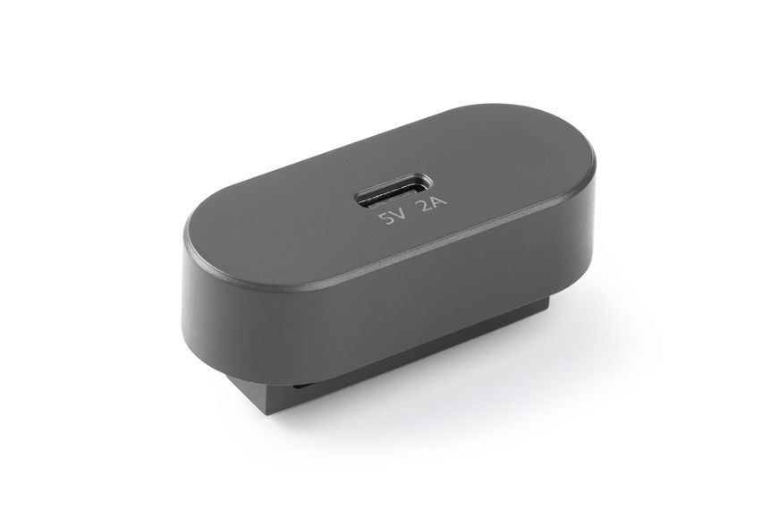 Система GTV TRACKO "A" Модуль USB Type -C, DC 24 V, вихід DC 5 V, 2 A / 10 W, алюміній / PC, колір: антрацит LD-TRACCHUSBC-80 фото