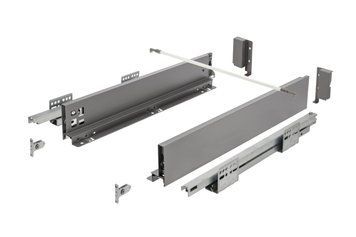 Висувна система AXIS PRO Push to open l-300 мм низький H86 Графіт PB-AXISPRO-P2O-KPL600D2 фото