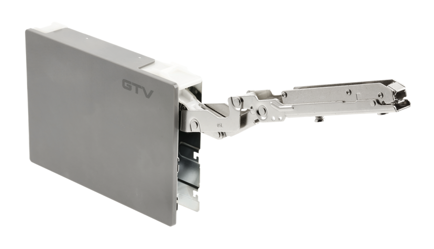 Піднімальний механізм GTV HORIZON, Push to open, для фасадів 300-650 мм (2,8-7 кг) Графіт PD-H-P2O-MEDIUM-80 фото