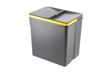 Відро для сміття AxiSpace Graphene 15 л - 10 кпл. (відро+кришка+ручка) PB-AS-W-15L фото
