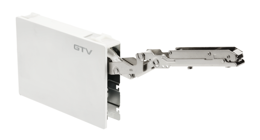 Піднімальний механізм GTV HORIZON, Push to open, для фасадів 350-650 мм (4,5-10 кг) Білий PD-H-P2O-STRONG-10 фото