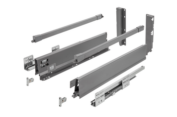 Висувна система MODERN BOX PRO L-400 високий H-199 Графіт PB-MBPRO-KPL400C фото