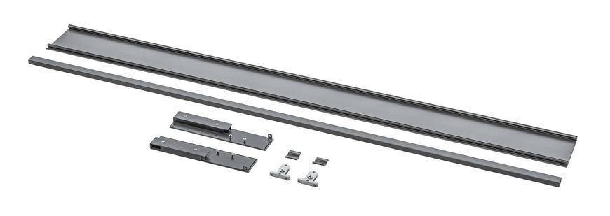 Комплект для внутрішньої шухляди MBPRO L-1200мм H-199мм (панель + кріплення + релінг) Графіт PB-MBPRO-ZESWEW-C фото