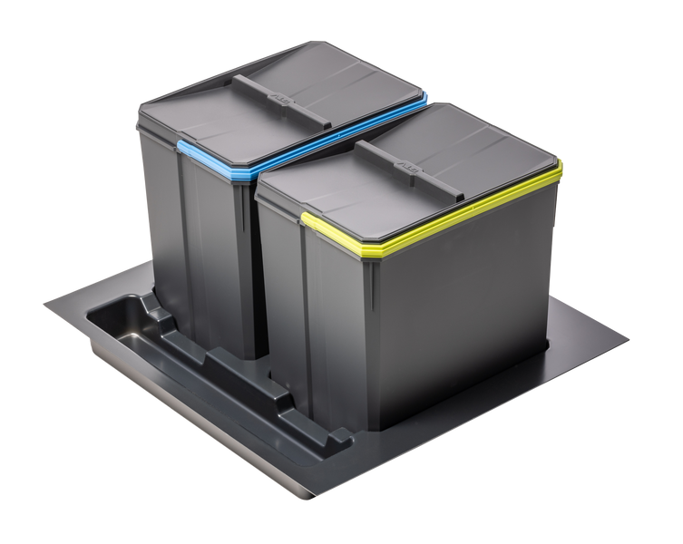 Сегрегатор AxiSpace 600 2х15л (глибина 450-500мм) PB-AS-600-2X15L-45 фото