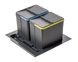 Сегрегатор AxiSpace 600 2х15л (глибина 450-500мм) PB-AS-600-2X15L-45 фото 2