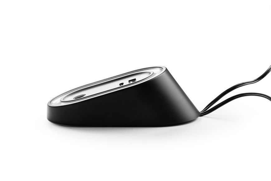 Світильник LED ELIPSO з безпровідним датчиком, USB A+C, DC12V, 2.5W, 80lm, 4000K, PC, з регулюванням яскравості, чорний LD-ELINW1SDU-20 фото
