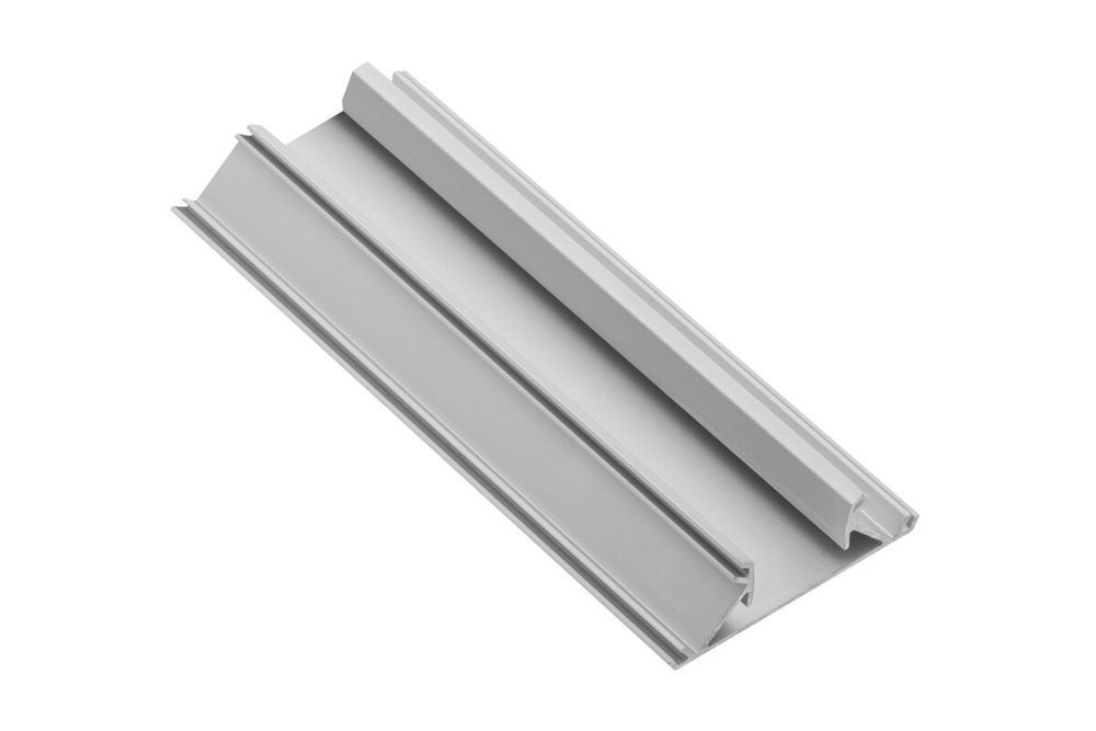 LED-профіль GTV кутовий-торцевий двосторонній 3м Алюміній PA-GLAXNBD3M-AL фото