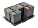 Сегрегатор AxiSpace 700 2х15л + 2х7л (глибина 450-500мм) PB-AS-700-2X15L-2X7L-45 фото 2