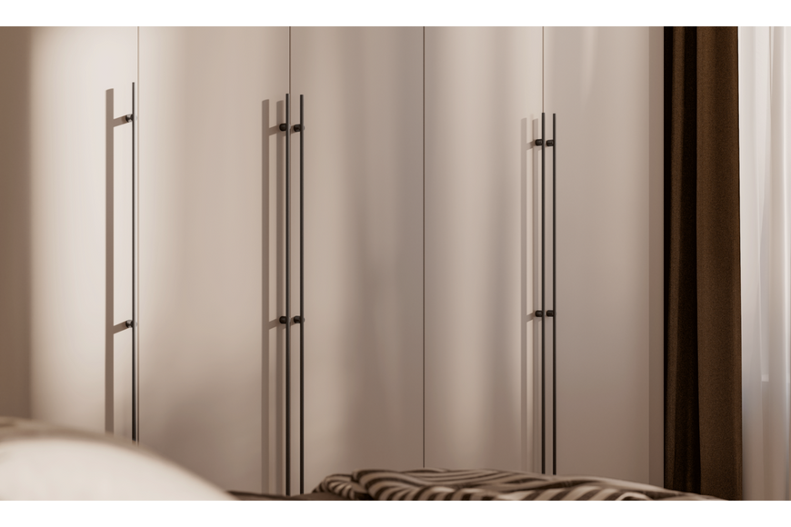 Ручка GTV LINEA 1200 мм Чорний матовий UA-LINEA-1200-20M фото