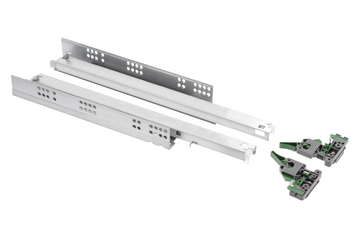 Напрямні MODERN SLIDE PRO нижнього кріплення повного висуву L-550 (16-18 мм) 3D PB-3D0SHX18-550-PRO фото
