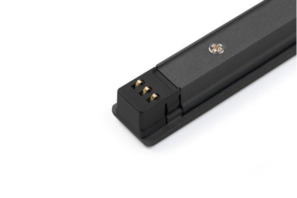Система GTV TRACKO "B" Світильник трековий STRIP 1, DC 24 V, 7 W, IP20, 4000K Нейтральний, алюміній / PC, колір: чорний LD-TRACS1NW-20 фото