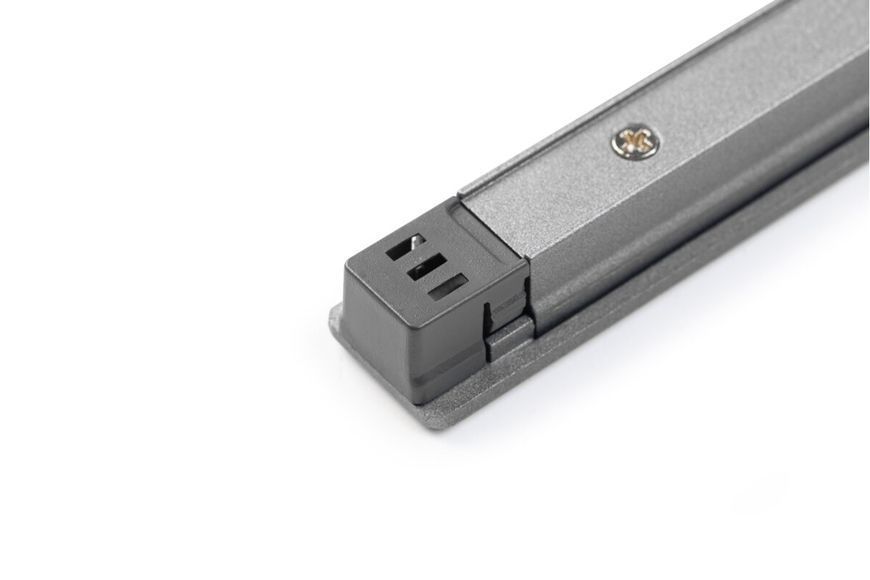 Система GTV TRACKO "A" Світильник трековий STRIP 1, DC 24 V, 7 W, IP20, 3000K Теплий, алюміній / PC, колір: антрацит LD-TRACS1WW-80 фото