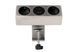 Блок розеток GTV Sofito, 2 x SCHUKO, USB A+C, кабель 1,5m, сталь AE-GMSOF2S2U-51 фото 2