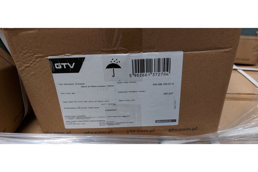 Стяжка GTV для стільниць L-150 EM-SBL150-01-A фото