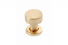 Ручка кнопка GTV RING d 26 мм Світле шліфоване золото