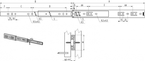 Направляюча кулькова GTV H35 450 (PK-0-H35-4500)_01