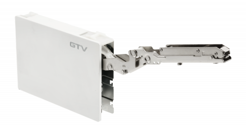 Піднімальний механізм GTV HORIZON, SOFT CLOSE, для фасадів 300-650 мм (2,8-7 кг) Білий