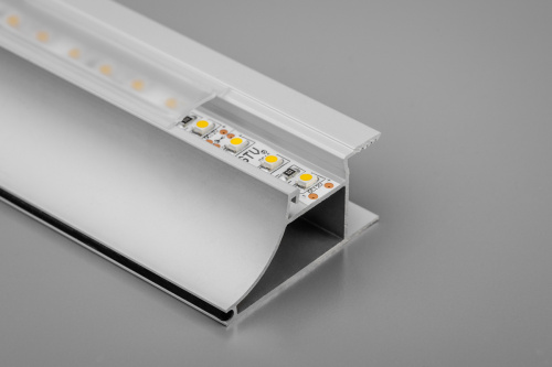 LED-профіль GTV для торця полиць 3м Білий