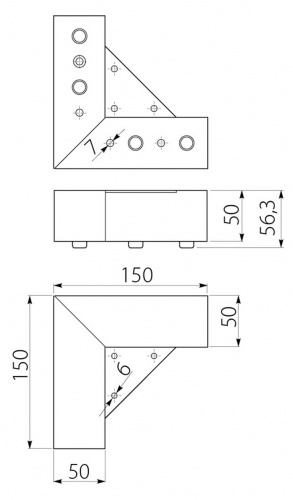 Ніжка GTV MODERN 941хром (NM-MDN941-01)_02