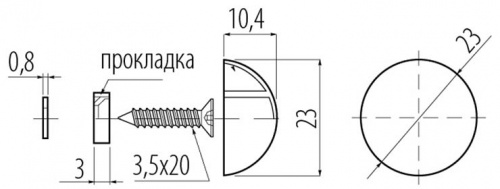 Кріплення GTV для дзеркал Ф 25 (MC-J02A-25-01)_02